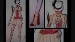 '(Fashion Sketches) Michael Jackson + Rio de Janeiro'