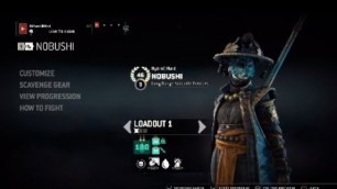 'For Honor Season 7/Event Nobushi Gear + Fashion Showcase'