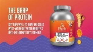 'Achieve your fitness goals with NRoute Super Whey!'