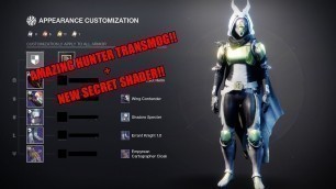 'AMAZING Hunter Transmog Sets (NEW! SECRET shader)  - Destiny 2 Fashion'