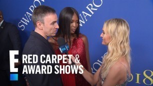 'Naomi Campbell Talks 2018 CFDA Fashion Icon Award | E! Red Carpet & Award Shows'