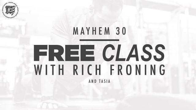 'M30 Home Workout with Rich Froning & Tasia Percevecz'