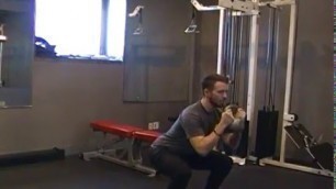 'Kettlebell Goblet Squat - Sherwood Park Personal Trainer Demo'