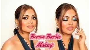 'Brown Barbie Makeup Tutorial for Deep Skin'