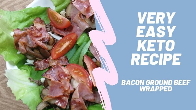 'Easy Keto Ground Beef Bacon Lettuce Tomatoes Recipe | Dinner Recipes | Happy Dish'