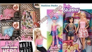 'Customized Barbie / Super Mario & Care Bears Fashion Packs / Made to Move / Barbie + Skipper'