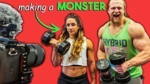 'CREATING A FITNESS YOUTUBER *FROM SCRATCH*'