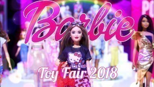 'Toy Fair 2018: BARBIE | ALL NEW Fashion Packs | Made to Move | Fashionistas & Much More'