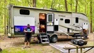 TRAILER LIFE | Walk Through Tour Jayco Eagle HT Luxury Travel Trailer