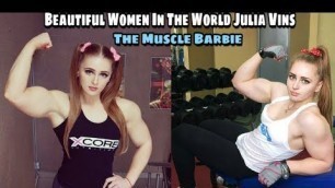 'Beautiful Women In The World | Muscle Barbie | Julia Vins | Gym Workout | 2018'