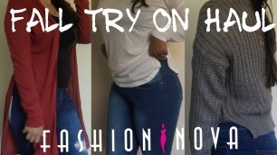 'FALL FASHION: Try-on Haul & Review | Fashion Nova | gabrielle barile'