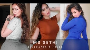 'MS Sethi\'s Biography | Indian Curvy Fashion Model | Instagram Celebrity | Age | Net Worth'