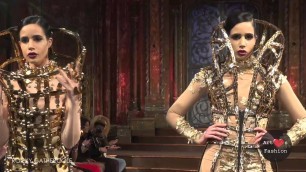 'Designer Rocky Gathercole Runway Show New York Fashion Week FW16'