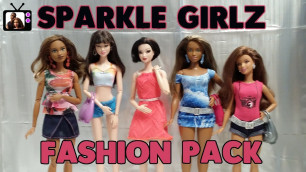 'FLY DOLLS: Sparkle Girlz Fashion Pack Review Barbie Doll FASHION SHOW'