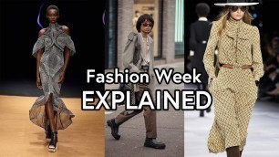 'What Is Fashion Week? | EXPLAINED'