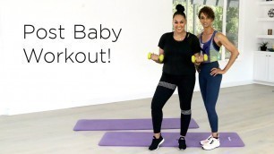 'Tia Mowry\'s Post Baby Workout | Quick Fix'