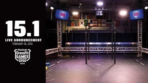 'Live Announcement of Open Workout 15.1'