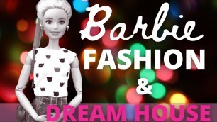 '#Barbie life in the dream house & #Barbie fashion packs compilation #shorts'