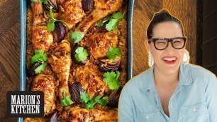 'ONE PAN chicken & rice traybake dinner ✌️| Marion\'s Kitchen'