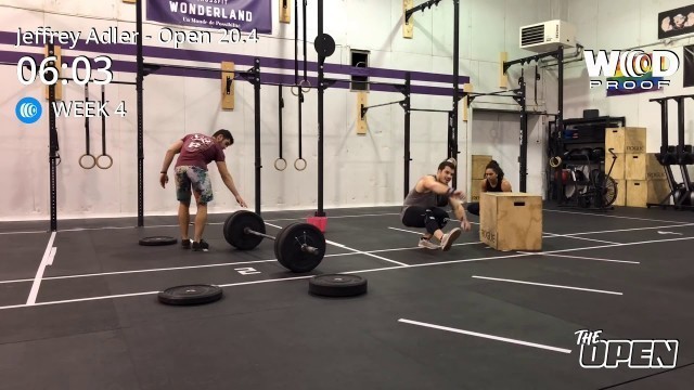 'CrossFit Open Workout 20.4 Winner Jeffrey Adler'