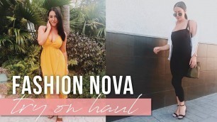 'FASHION NOVA TRY ON HAUL $75 || HONEST REVIEW'