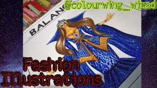 'Fashion illustrations /fashion illustrations for beginners /dress drawings /fashion sketch'