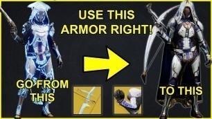 'Use The Hunter Solstice Armor Right!'