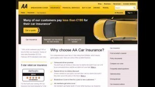 AA Car Insurance | 0843 850 2002 | Contact Phone Number