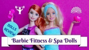 'Barbie Wellness Spa and Fitness Dolls Unboxing || Margaret Ann'