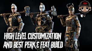 'High Level Customization, Perk and Feat Builds for Jormungandr // For Honor Season of Hulda'