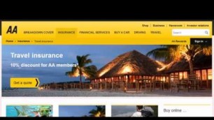 AA Travel Insurance | 0872 630 3009 | Contact Phone Number