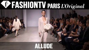 'Allude Spring/Summer 2015 Runway Show | Paris Fashion Week | FashionTV'