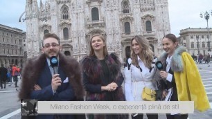 'Milano Fashion Week o experiență plină de stil'