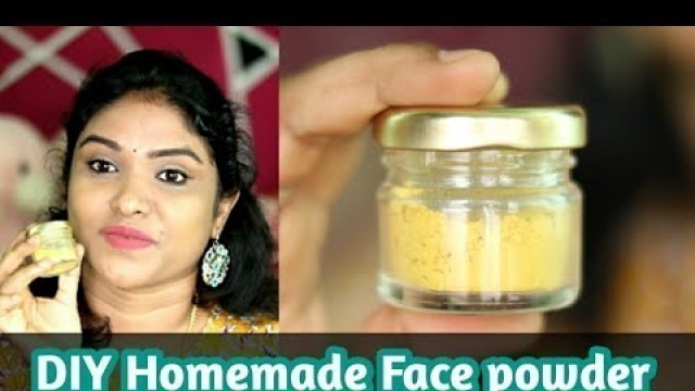 'தமிழில் DIY Homemade Talcum powder | Banana face powder | DAY 53'