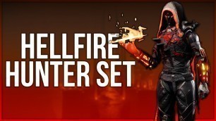 'Hellfire Hunter Set - Destiny 2 Fashion Builds'