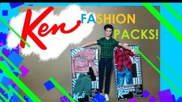 'barbie fashion packs KEN doll ropa para ken review revision español'