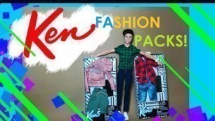 'barbie fashion packs KEN doll ropa para ken review revision español'