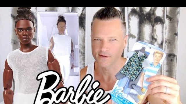 'BARBIE SIGNATURE LOOKS MODEL #4 JON DOLL MATTEL UNBOXING REVIEW REDRESS KEN DREAMHOUSE FASHION PACK'