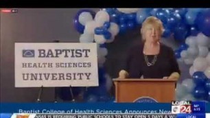 'Baptist college of health science unveils a new name'