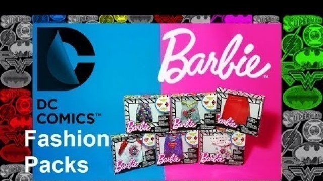 'dc comics barbie fashion packs review revision español'