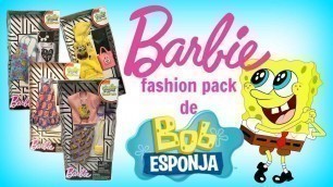 'Barbie fashion pack de Bob Esponja'