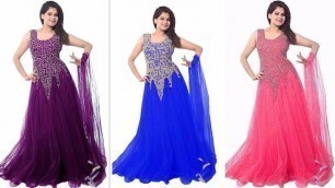 'Latest Long Prom Dresses || Stylish Party wear Long Gown Designs 2017'