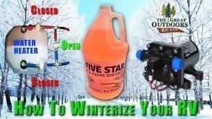 Winterize Your RV Travel Trailer 5th Wheel Camper Colorado Dealer Antifreeze