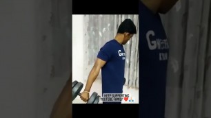 'Dumble Middle Part  #Bicepworkout /Fitness youtuber _ By | harshdeep Wankhade #Fitness #Homeworkout'