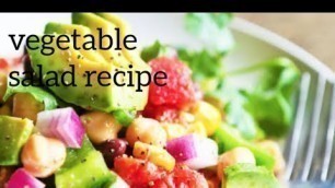 'Vegetable Salads. Health Benefits of Salads | Zucchini, Avocado, Tomato Salad. Easy vegetable salrec'