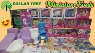 'Dollar Tree Haul & Barbie Fashion Haul 6: Miniatures | 1:6 Scale Furniture'