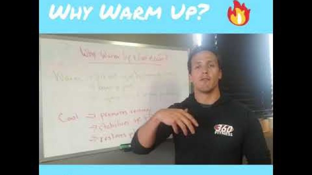 'Benefits of warming up and cooling down'