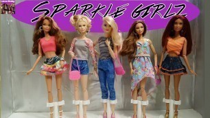 'Barbie Doll Fashion Show: Sparkle Girlz Fashion Packs Review'