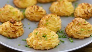 'Duchess Potatoes Recipe| How to Make Mashed Potato Swirls'