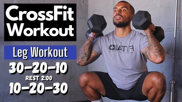 'CrossFit® workout for legs | CrossFit workout of the day'